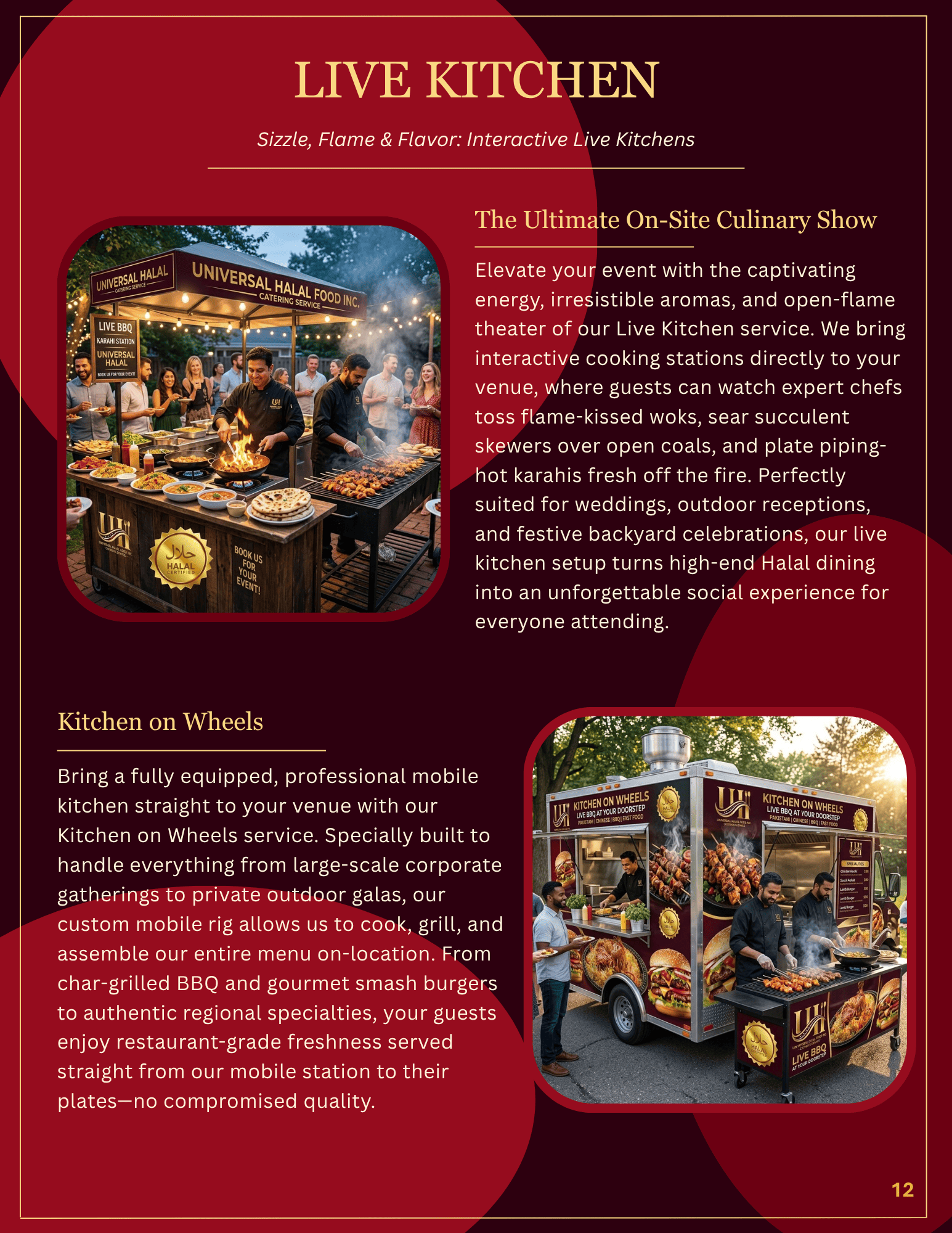Live Kitchen & Kitchen on Wheels